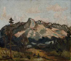 Ján Sochor, Kriváň, 1945, Olej na plátne