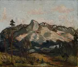 Ján Sochor, Kriváň, 1945, Olej na plátne
