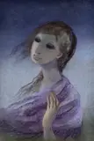 Edita Spannerová, Vo vetre, 1985, Pastel na papieri