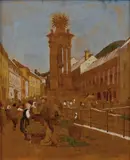 Jozef Teodor Mousson, Trh pod morovým stĺpom