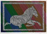 Viktor Vasarely, Zebra, Neskoršia edícia, Farebná serigrafia na papieri. 2/70