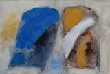 Kompozícia by Milan Paštéka, 1987, Akvarel, kombinácia techník na papieri, sold Sep 2017