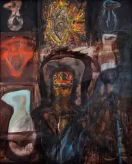 Ilavský Svätozár, Veštenie, 1989, Olej na plátne
