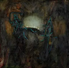 Astrál by Ján Raška, 1992, Olej na plátne, sold Sep 2017
