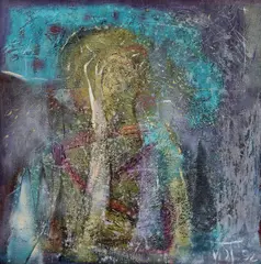 Stano Trepač, Aura III., 1992, Akryl na plátne