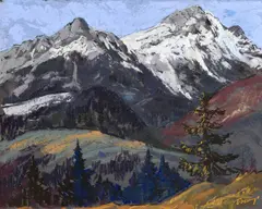 Karol Polónyi, Tatry, Okolo 1930, Pastel na kartóne