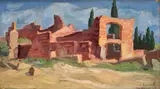 Jozef Bendík, Vila Adriana, 1965, Olej na preglejke