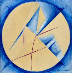 Magické záhrady III. by Miloš Šimurda, 2010, Olej na lepenke, sold Jun 2017