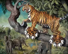Peter Kľúčik, Zoológia 3, 2011, Olej na plátne