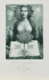 Albín Brunovský, Exlibris - Matica slovenská, 1988, Lept na papieri. E.A.