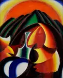 V krčme by Milan Laluha, Okolo 1965, Olej na plátne, sold Apr 2017