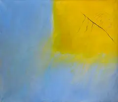 Ivan Csudai, Nosič zástav II., 1991, Olej na plátne