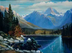 Ladislav Berecz, Pleso v Tatrách, Okolo 1940, Olej na plátne