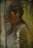 Muž s cigaretou by Ladislav Mednyánszky, Okolo 1895, Olej na plátne, sold Mar 2017