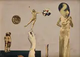 Martinčeková Ester Šimerová, Koláž, Okolo 1955 - 60, Koláž na papieri