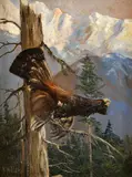 Hiller Heinrich, Tetrov, Okolo 1900, Olej na kartóne