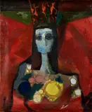 František Kudláč, Kacírka, 1969, Olej na plátne
