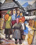 Imro Weiner-Kráľ, Z Terchovej, 1968, Olej na plátne