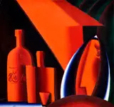 V krčme by Milan Laluha, Okolo 1968 - 70, Olej na plátne, sold Dec 2016