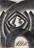 Milan Laluha, Babka III., 1969, Ceruza na papieri