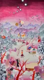Ondrej Zimka, Veľký a malý voz, 2012, Tempera na kartóne