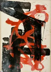 Juraj Bartusz, Sekundová maľba, 1997, Tempera na papieri