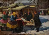 Jozef Teodor Mousson, Pri trhovom šiatri