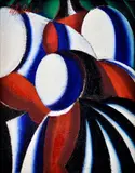 Žena by Milan Laluha, Okolo 1965, Olej na vrecovine, sold Nov 2016