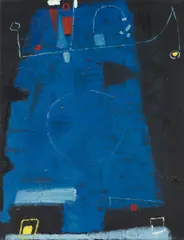 Komposition 27.X.65 by Max Ackermann, Öl auf Leinwand, sold Nov 2015