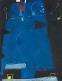 Max Ackermann, Komposition 27.X.65, Öl auf Leinwand