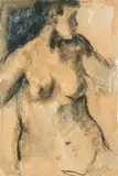 Adrian Ghenie, Ohne Titel (Weiblicher Akt)