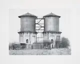 Bernd und Hilla Becher, "Sechs Doppelwassertürme"