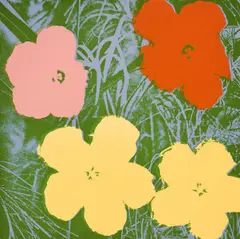 Flowers by Andy Warhol, 1970, Serigrafie auf festem Papier, sold Nov 2015