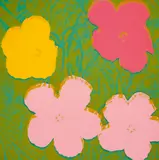 Andy Warhol, Flowers, 1970, Serigrafie auf festem Papier