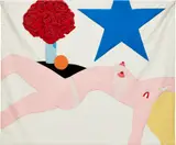 Tom Wesselmann, Nude Banner, 1968, vinyl applique banner