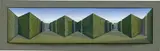 Patrick Hughes, Panoramania, 1994, oil on wood