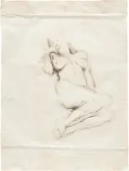 Celia Paul, Kate, 1980, charcoal on paper