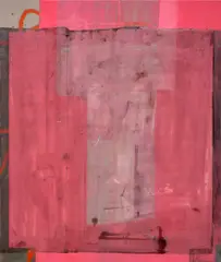 Alex Hubbard, Blowhard, 2014, acrylic, resin, fiberglass and canvas collage on canvas
