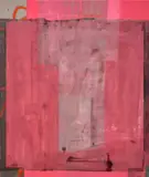 Alex Hubbard, Blowhard, 2014, acrylic, resin, fiberglass and canvas collage on canvas