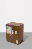 Walead Beshty, FedEx® Large Kraft Box ©2004 FEDEX 155143 REV 10/04 SSCC, International Priority, Los Angeles–Beijing trk#875468976018, September 08–14, 2011, International Priority, Beijing–Miami trk#874108926300, November 23–28, 2011, Priority Overnight, Miami–Boston trk#875575040808, January 18–19