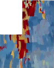 Ivan Morley, A True Tale, 2007, thread on canvas