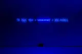 Joseph Kosuth, No Number 8 (not on color/blue)
