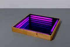Black Hole of Light by Iván Navarro, 2004, neon, mirror, one way mirror, wood and electrical components, offered Sep 2020