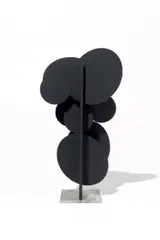 Before Predawn by Jerome Kirk, 1980, painted aluminum and stainless steel, offered Sep 2020