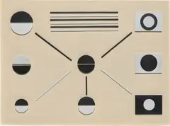 Sin título by Loló Soldevilla, 1955, oil on wood, in artist's frame, offered Sep 2020