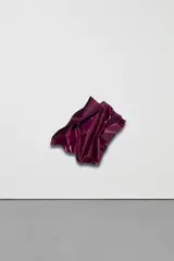 Acero 21 by Aldo Chaparro, 2010, electrostatic paint on stainless steel, sold Sep 2020