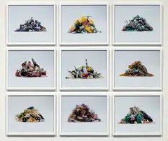 Mound by Vik Muniz, 2005, nine chromogenic prints face mounted to Pexiglas, offered Sep 2020