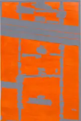 Matt Connors, Chakra Chart Redress, 2011, oil and acrylic on canvas