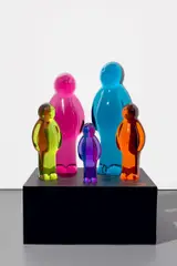 Mauro Perucchetti, Jelly Baby Family 0.9, 2011, pigmented resin, in 5 parts