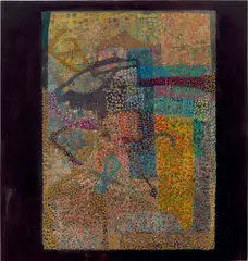 Scott Olson, Untitled, 2012, oil, wax and marble dust ground on panel